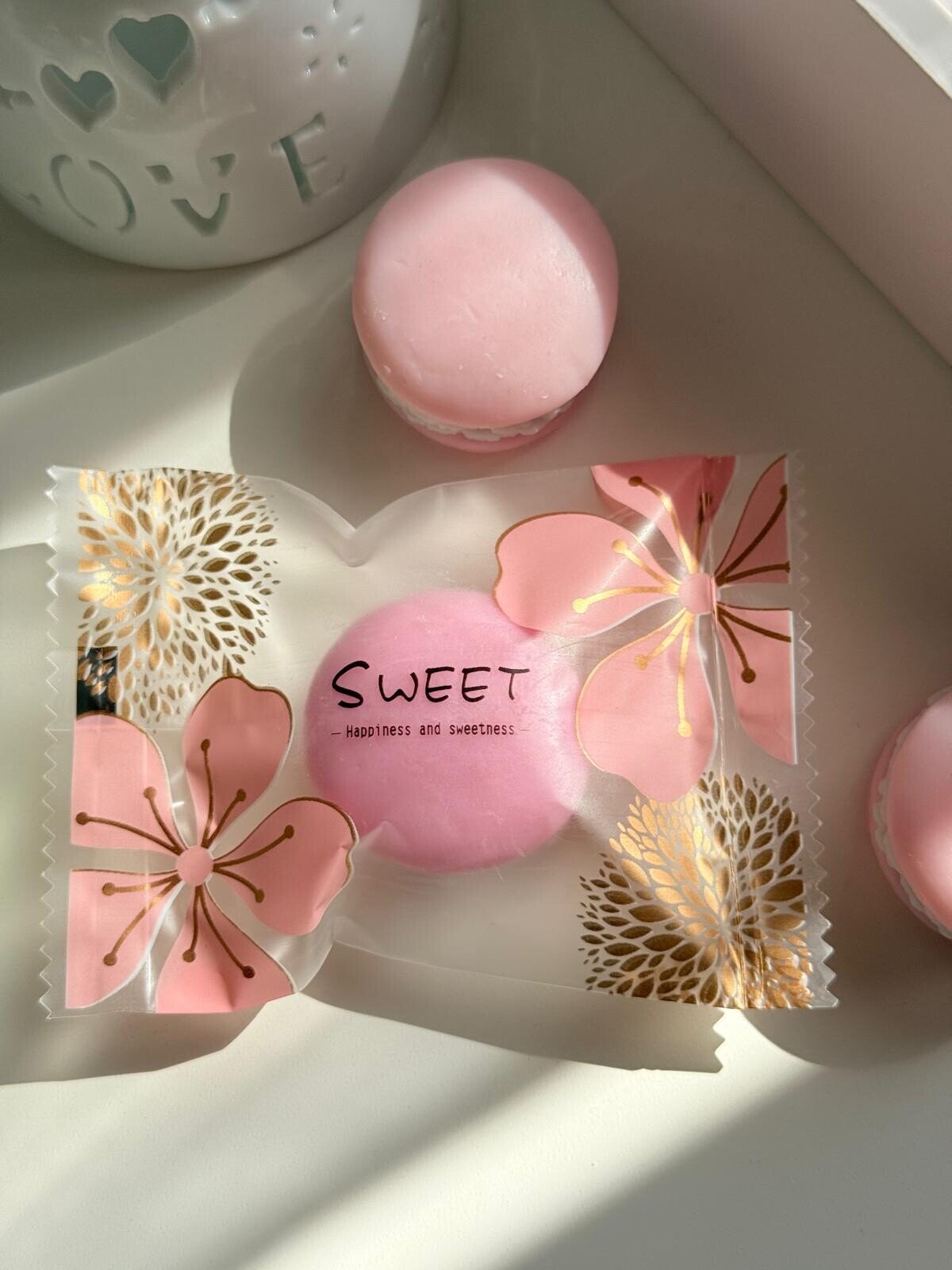 Mini Macarons Wax Melts – Aroma vainilla Tahití