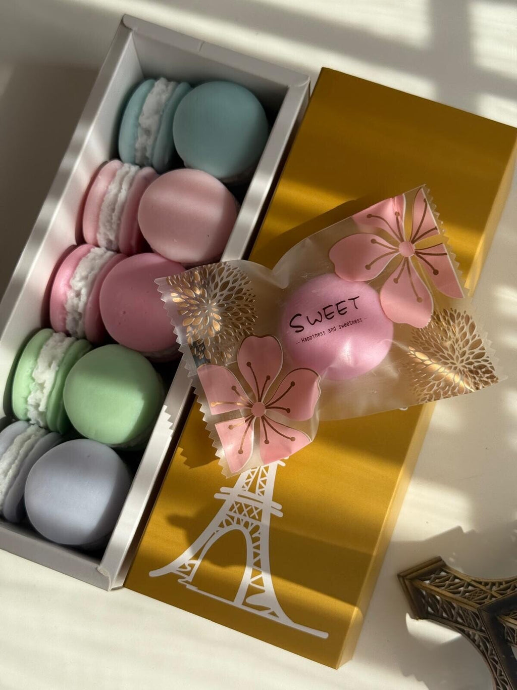 Mini Macarons Wax Melts – Aroma vainilla Tahití