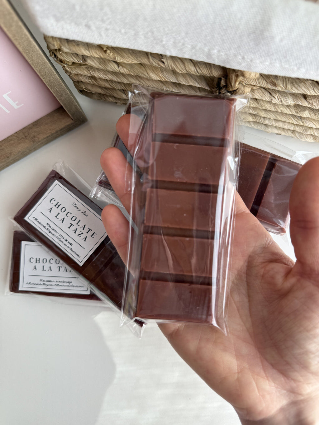 Wax melts chocolate a la taza | Formato tabletas