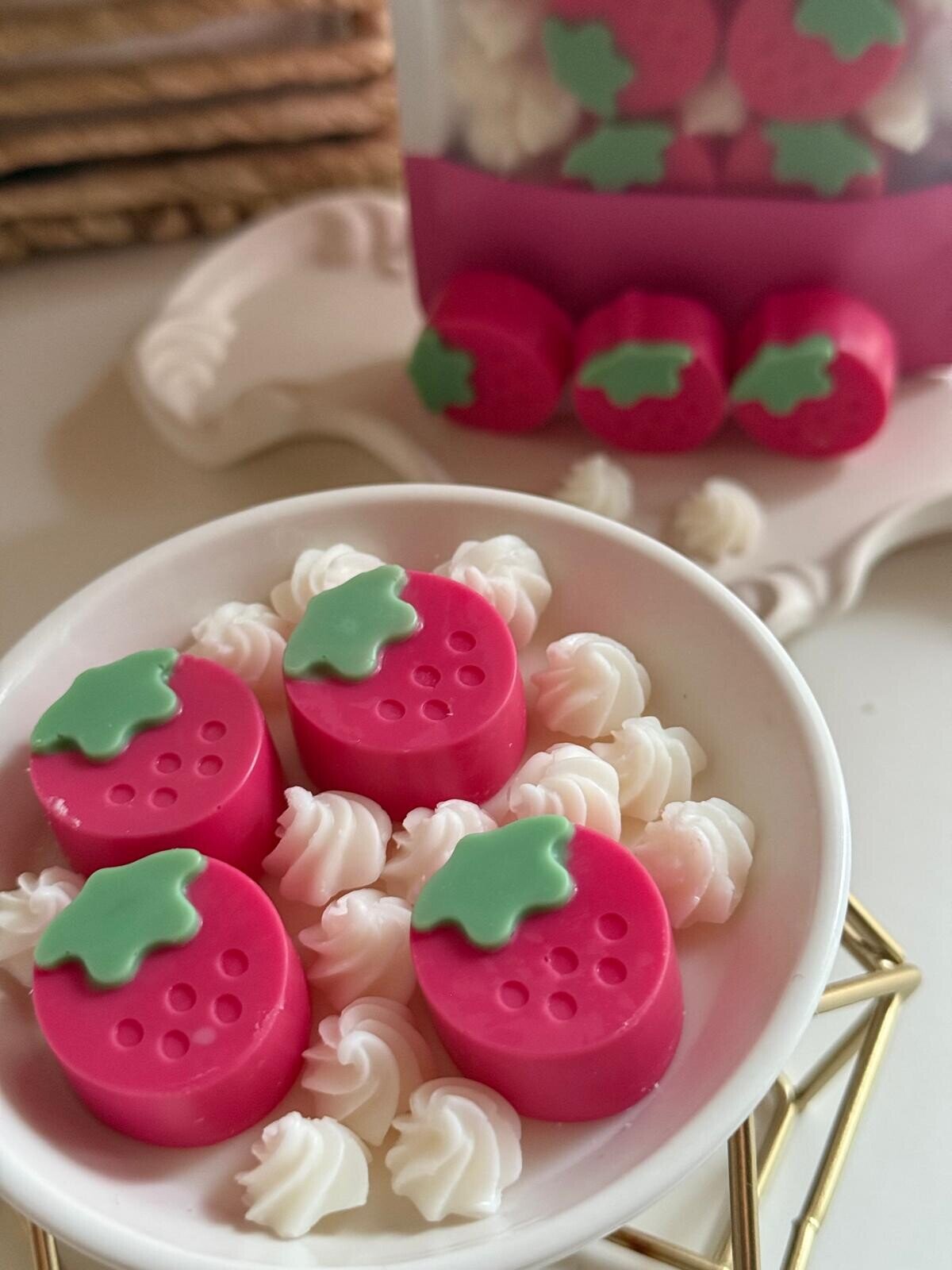 Wax Melts de Fresa y Nata