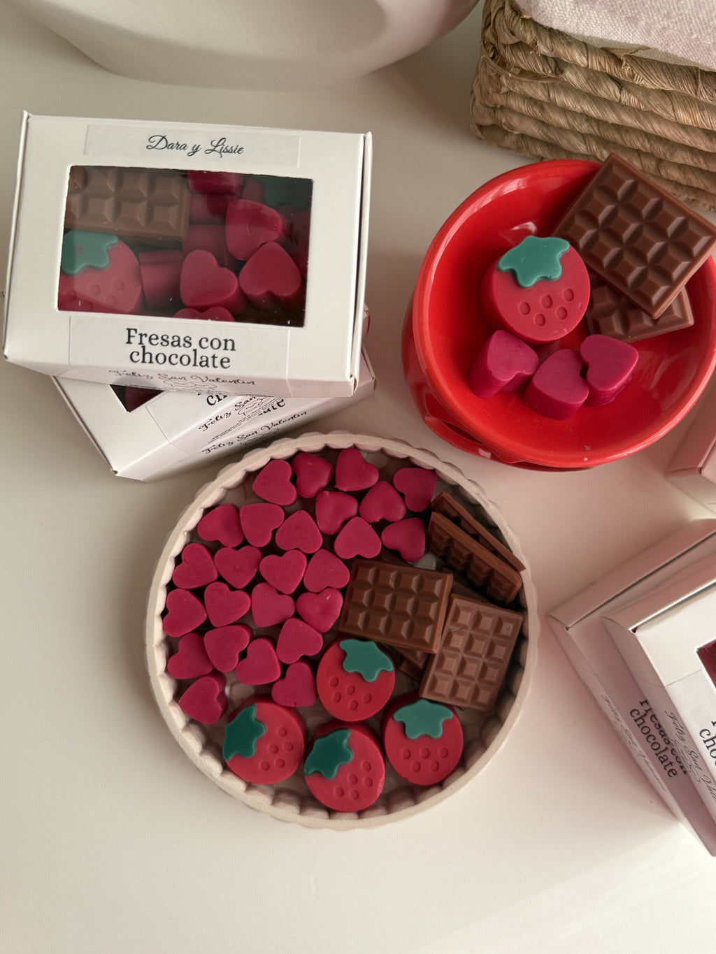 Wax Melts Fresas con chocolate – Dulce, goloso e Irresistible