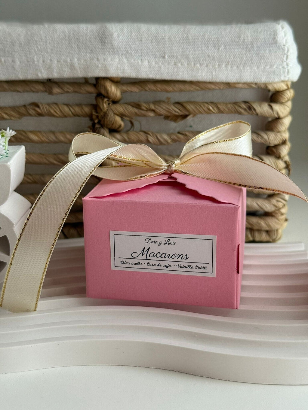 Wax Melts Vainilla Tahití en Forma de Macarons