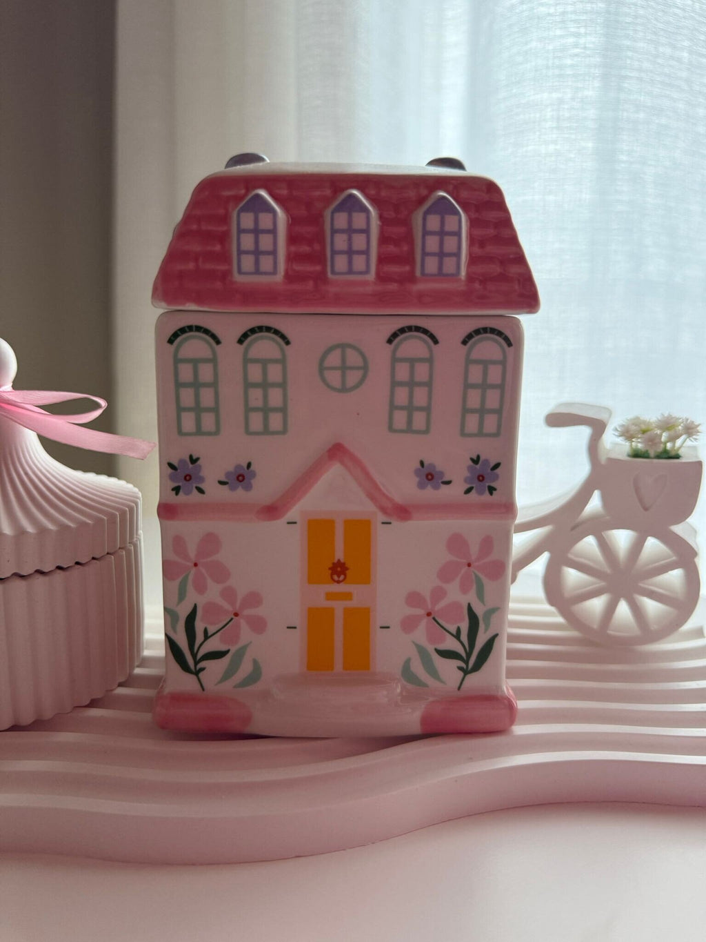 Quemador Casa Jardín en tonos pastel