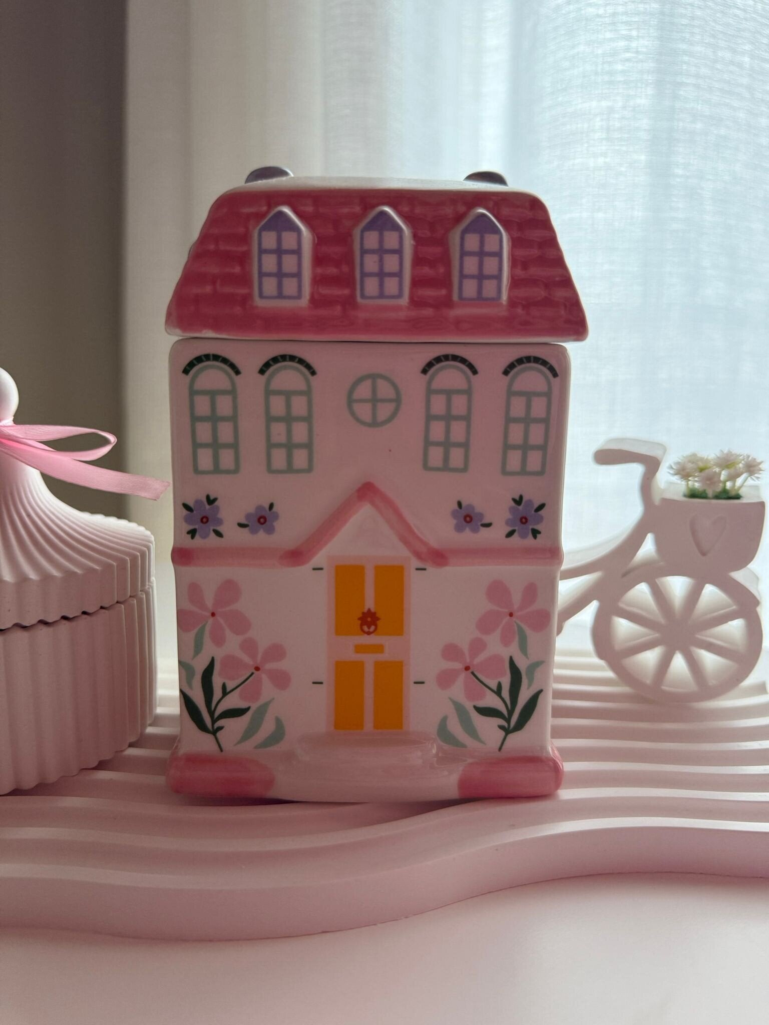 Quemador Casa Jardín en tonos pastel