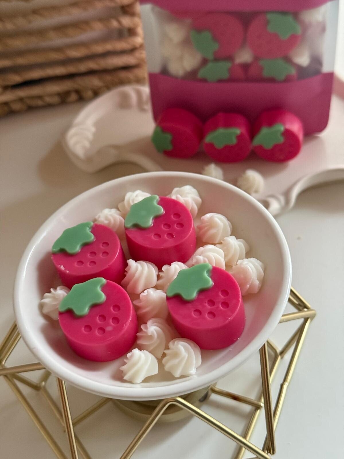 Wax Melts de Fresa y Nata