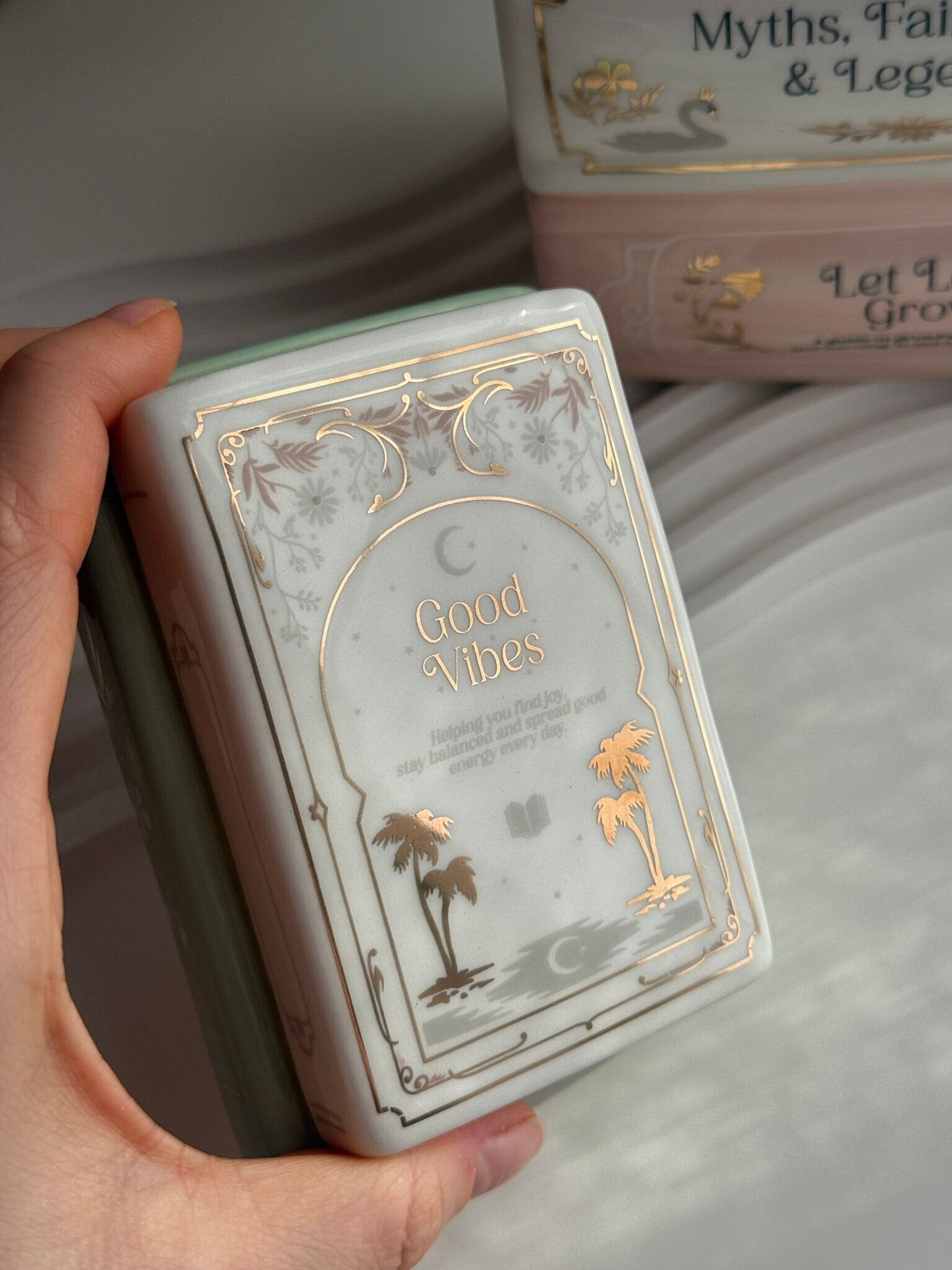 Quemador de wax melts – Biblioteca de ensueño