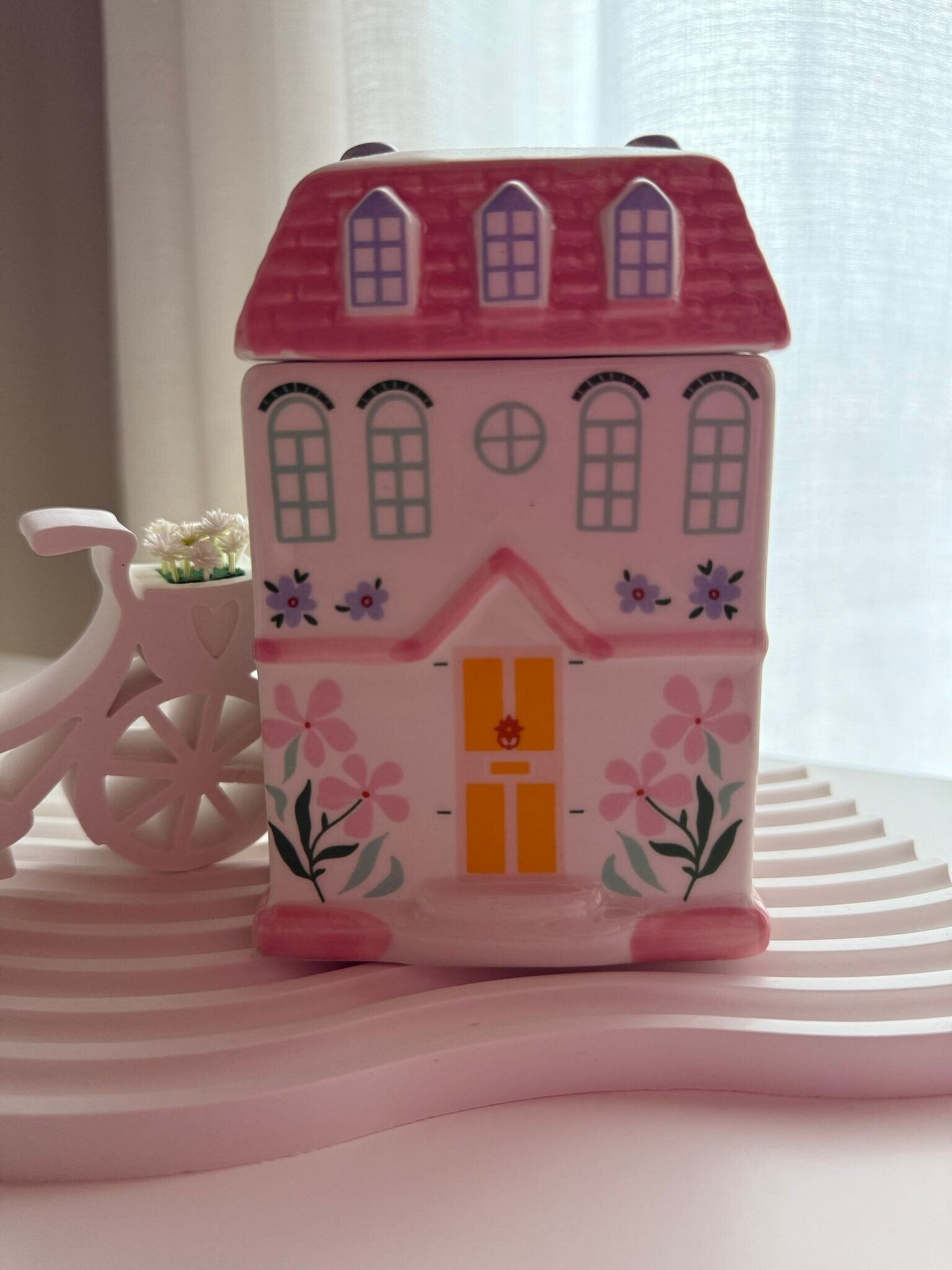 Quemador Casa Jardín en tonos pastel