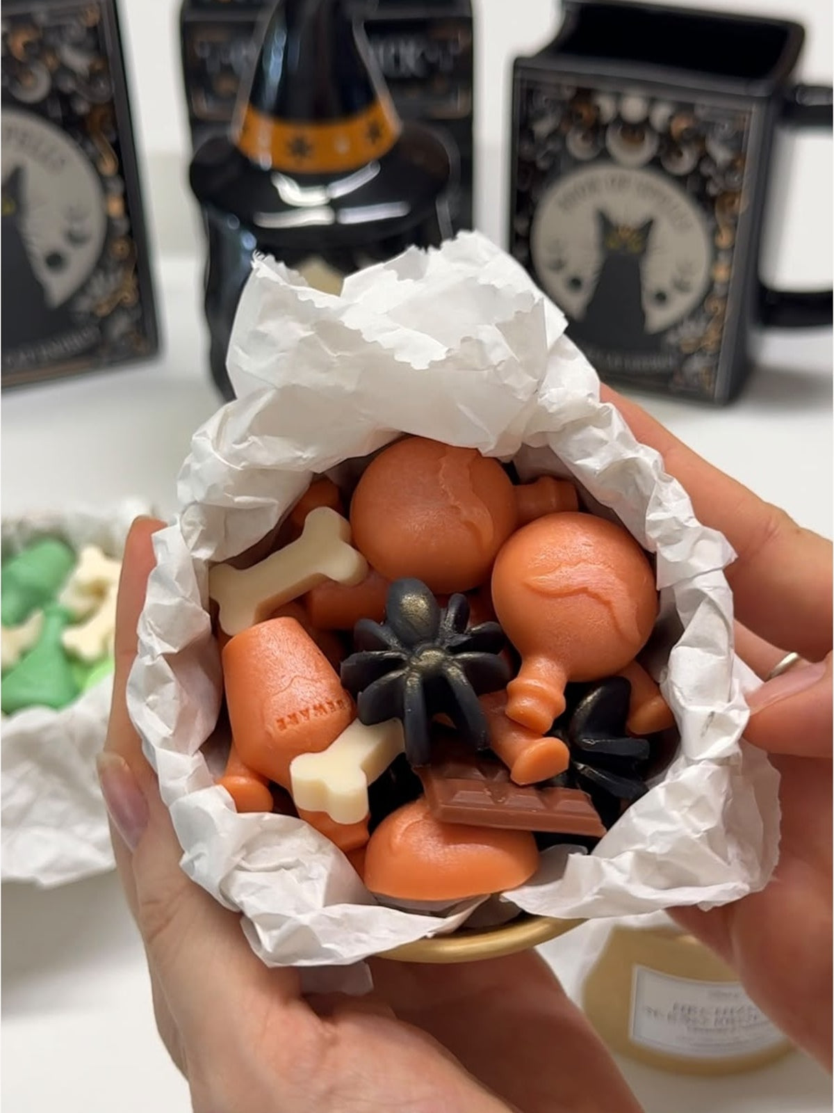 Hechizo de Placer Oscuro · Wax melts de naranja y chocolate
