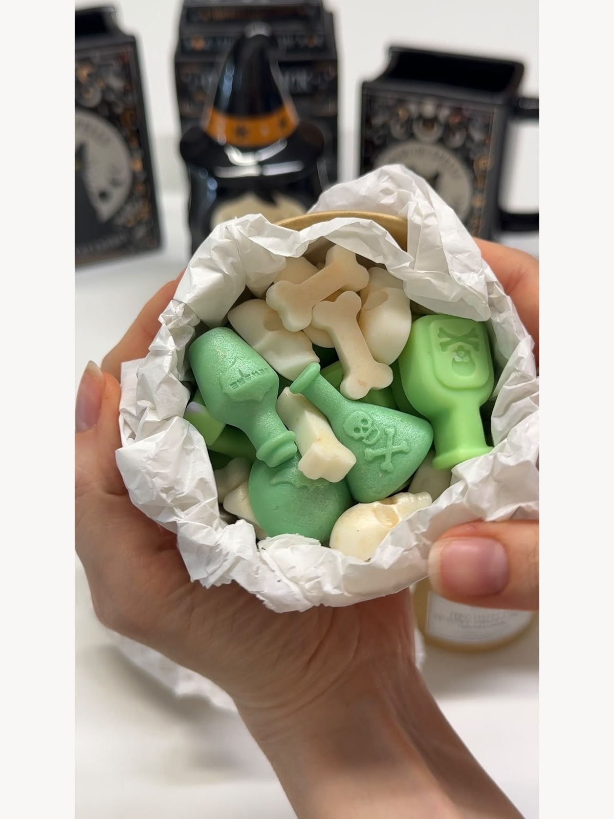 Hechizo de la Manzana Maldita · Wax melts con aroma a manzana asada
