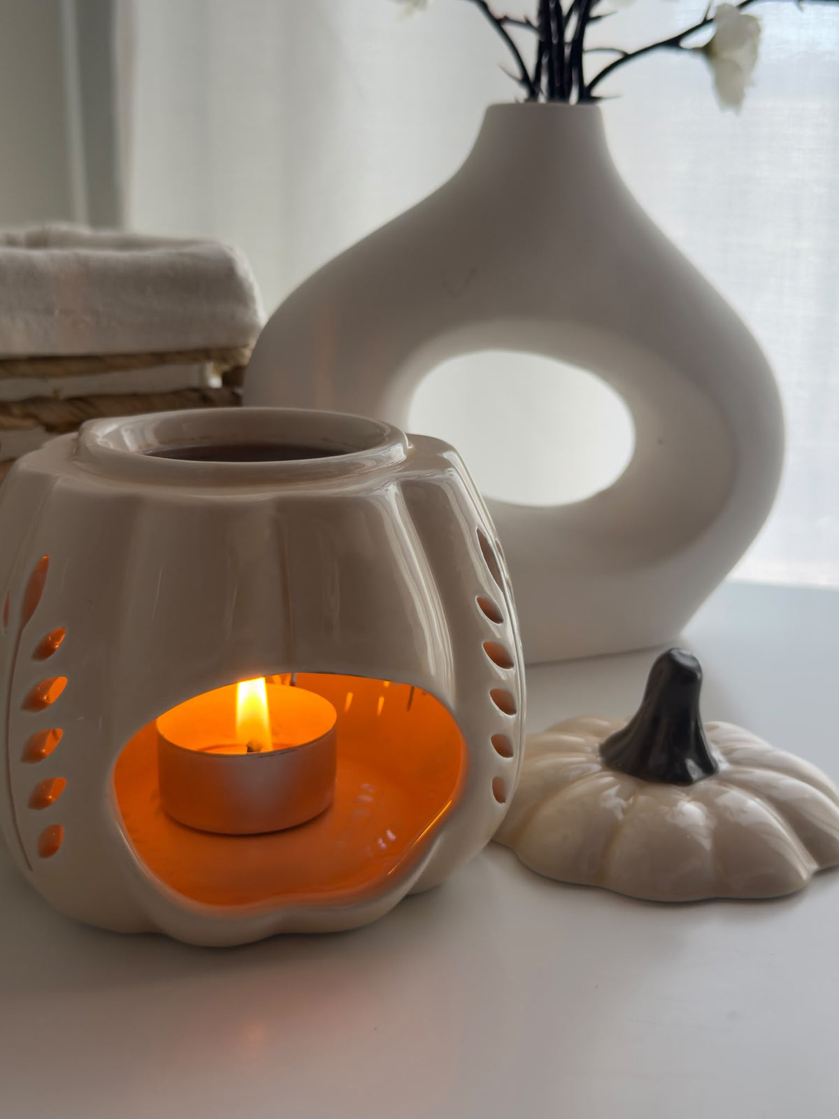 Quemador de wax melts Calabaza Calada