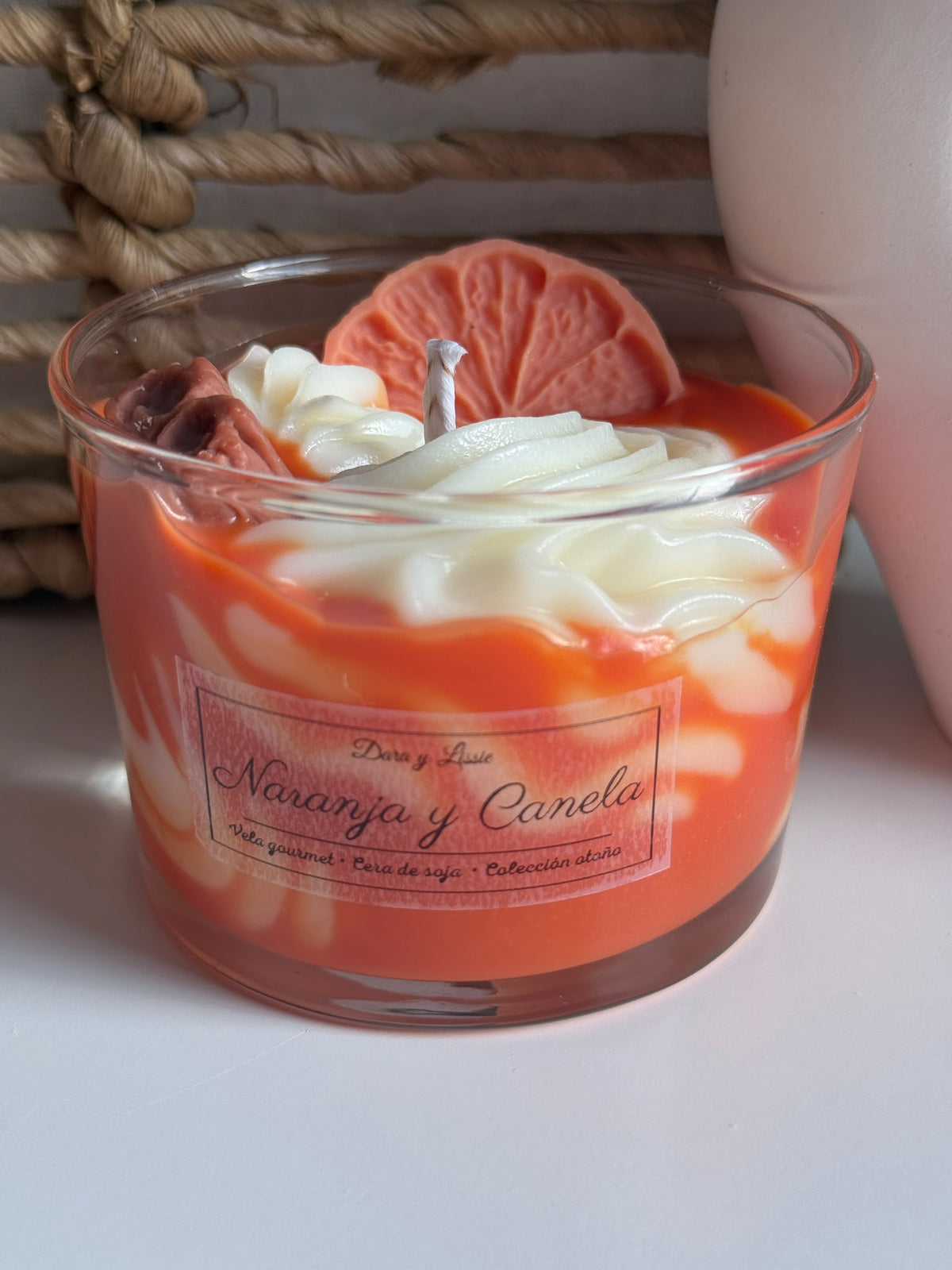 Vela gourmet Naranja y Canela · El aroma que enciende el otoño