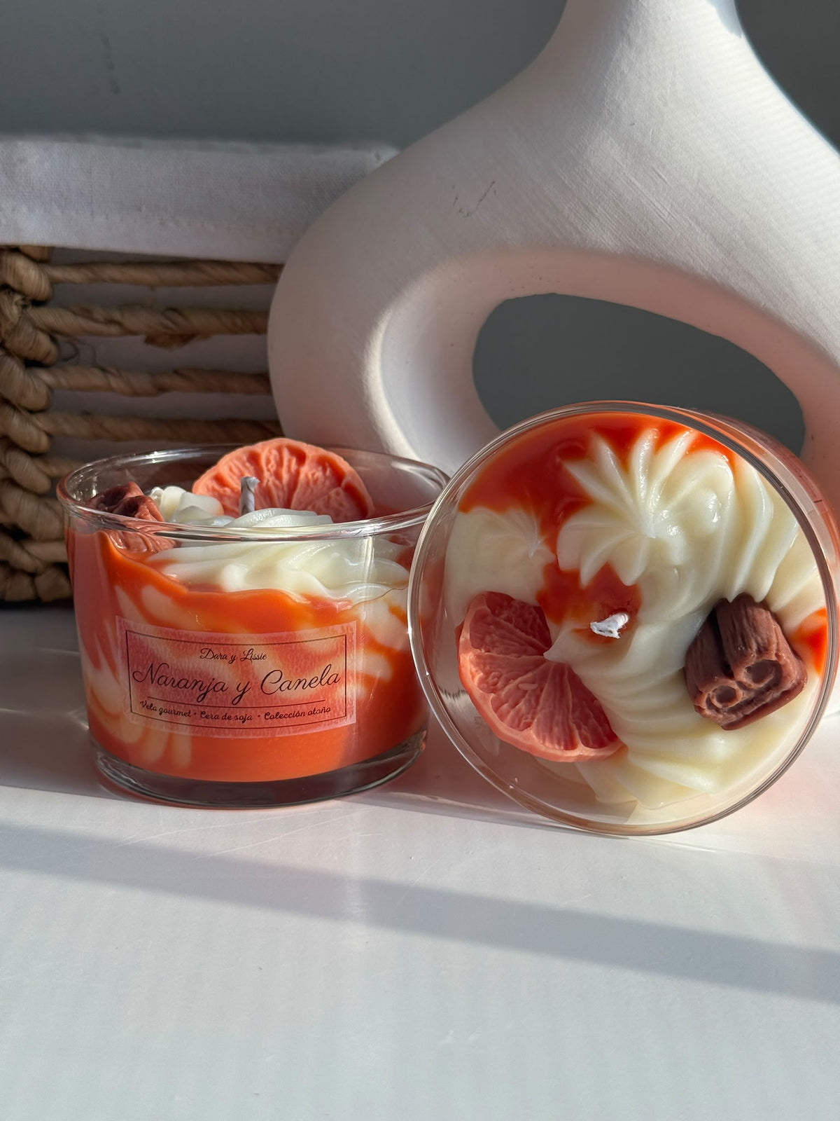 Vela gourmet Naranja y Canela · El aroma que enciende el otoño