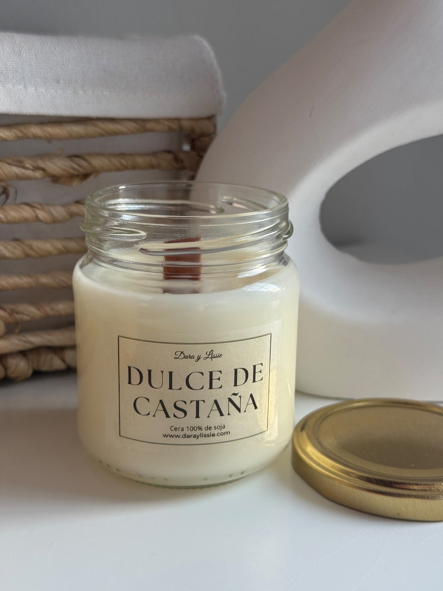 Vela aromática Dulce de Castaña - Top ventas otoño 2025