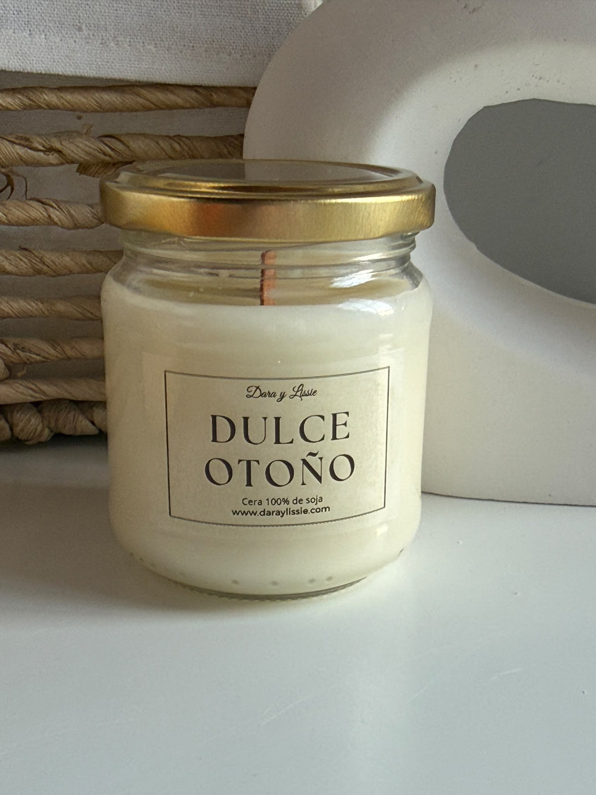 Vela Aromática Dulce otoño · vainilla, canela y clavo