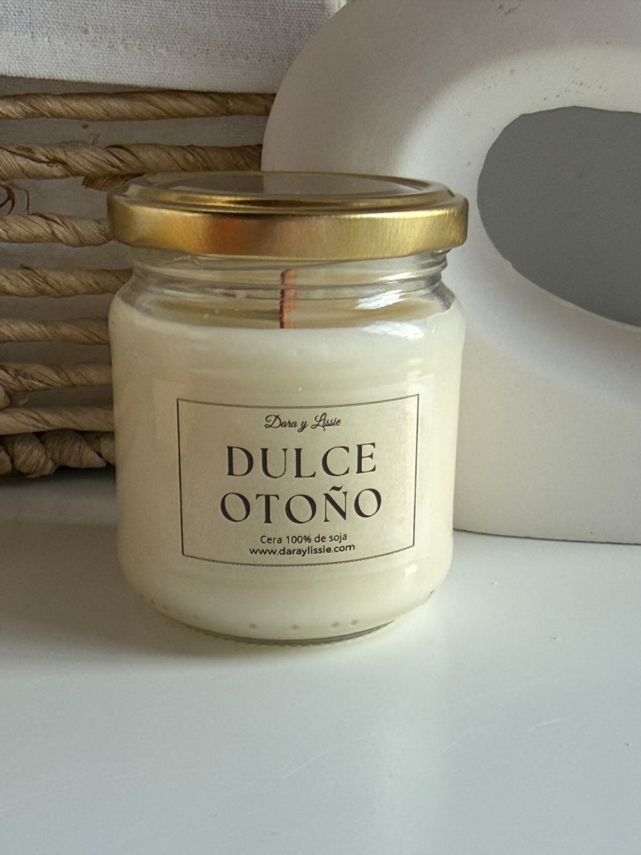 Vela Aromática Dulce otoño · vainilla, canela y clavo