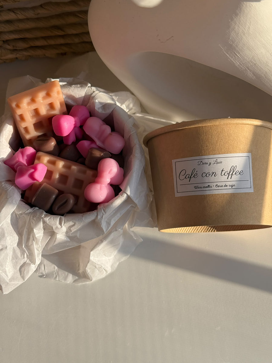 Café con Toffee · Wax Melts de soja
