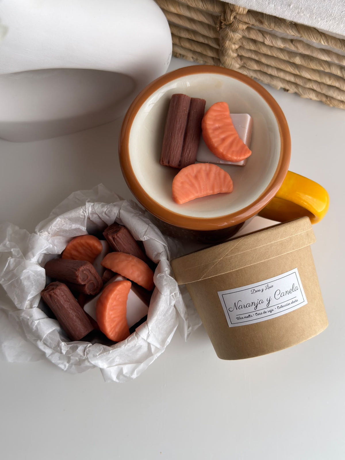 Naranja y Canela · Wax Melts de soja