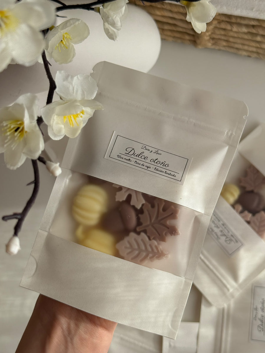 Dulce Otoño · Wax Melts de vainilla, canela y clavo