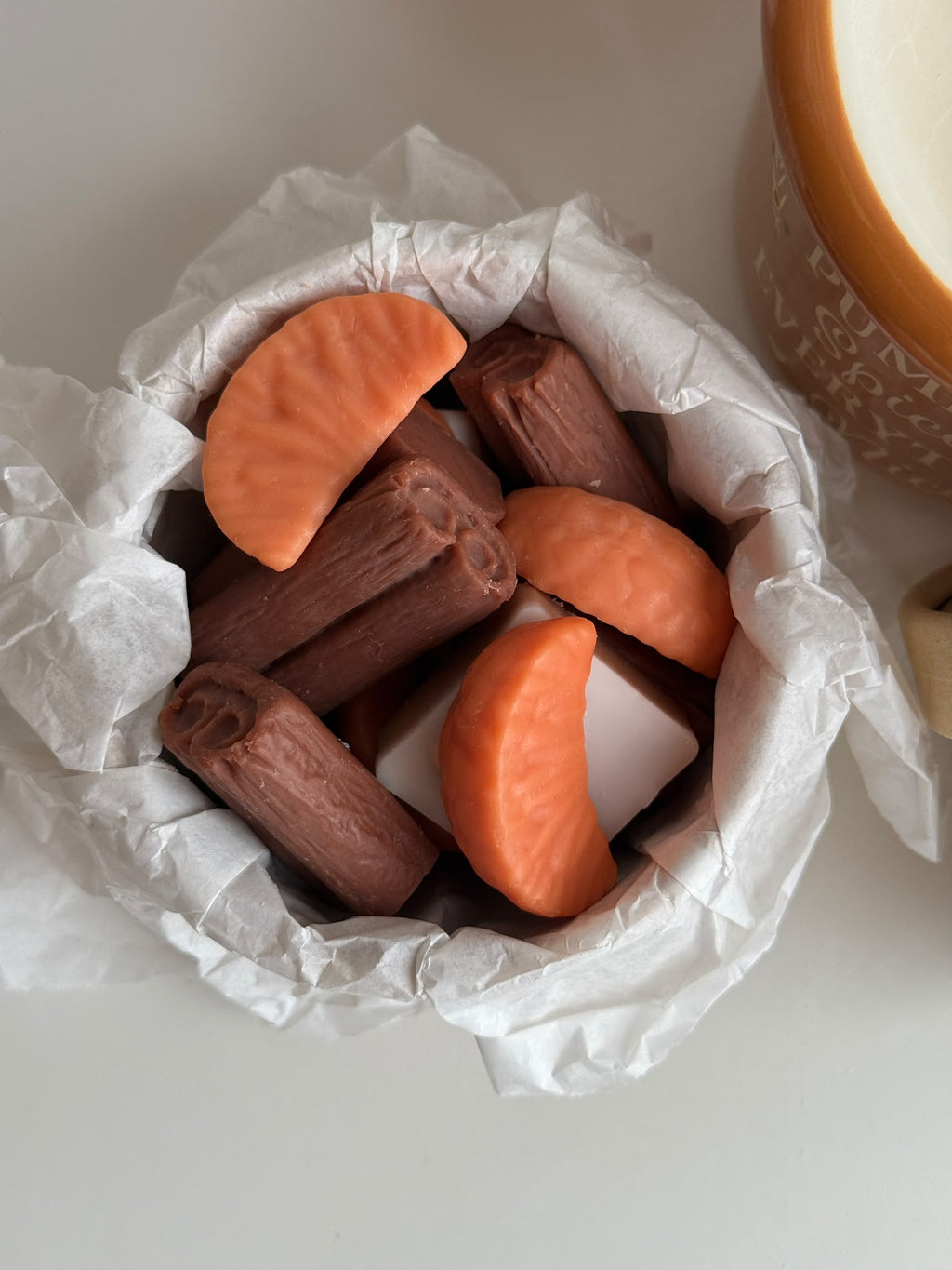 Naranja y Canela · Wax Melts de soja
