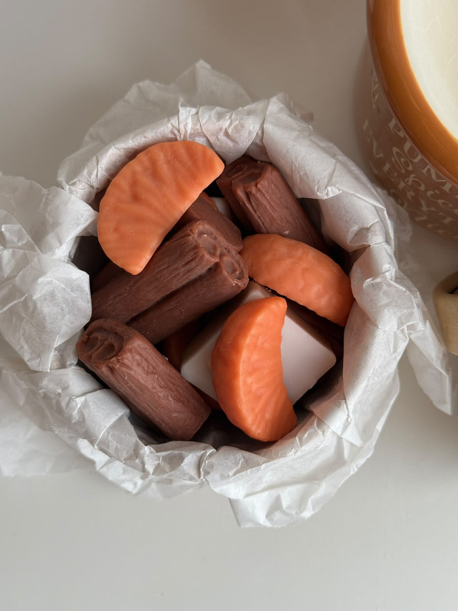 Naranja y Canela · Wax Melts de soja