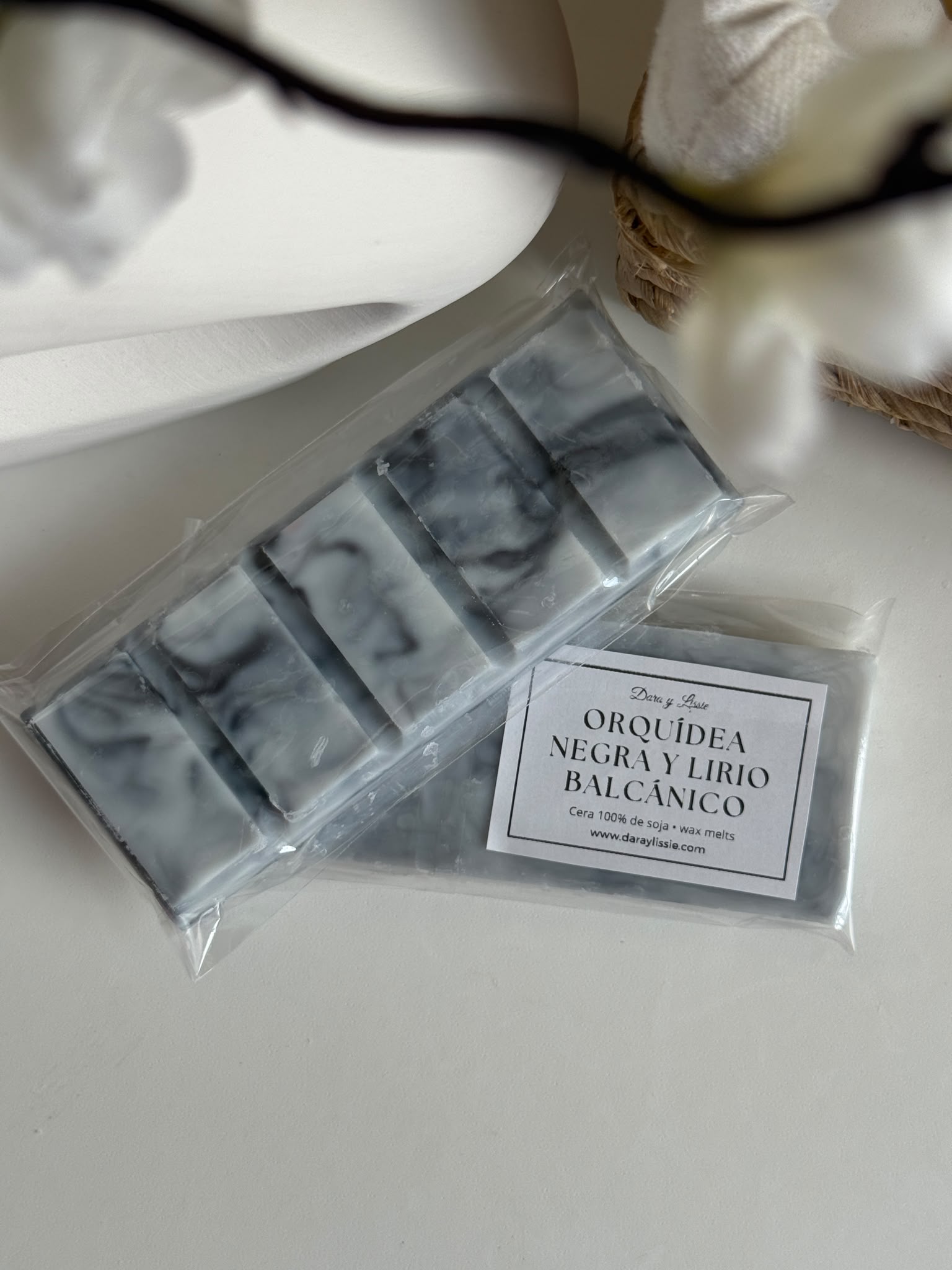 Wax Melts Orquídea Negra y Lirio Balcánico | El aroma de un hogar elegante