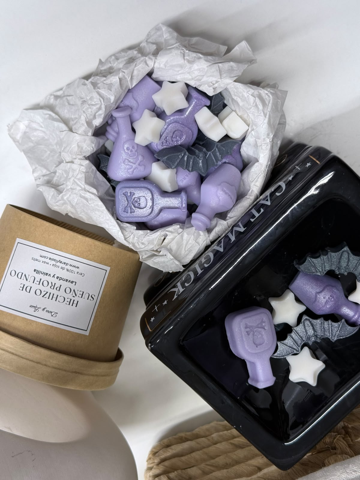 Hechizo de Sueño Profundo · Wax melts de lavanda y vainilla
