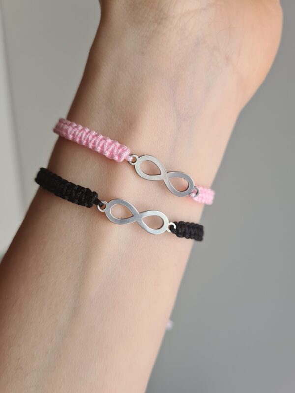 Pulsera infinito acero inoxidable - Imagen 2