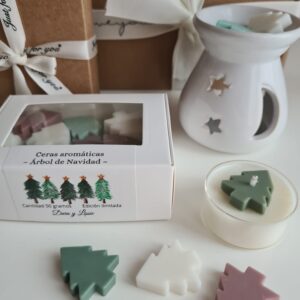 Pack Quemador y WaxMelts Árbol de Navidad